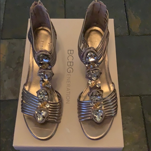 BCBG Embellished Sandals - Picture 1 of 4
